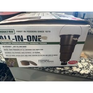 Moultrie 5 Gal. ALL-IN-ONE Programmable Build Ur Own Feeder Kit MGF-13074 L#EB70